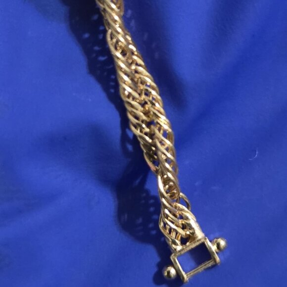triple lock necklace / gold chain (no pendant) - P2 - Picture 12 of 14